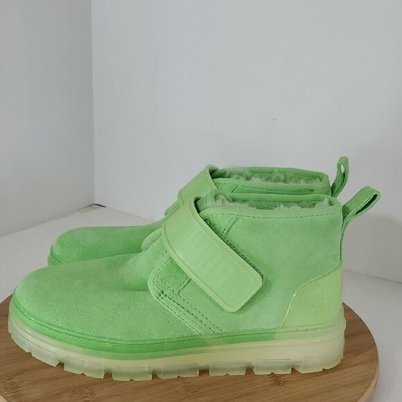 UGG Neumel Womens Size 8 Clear Chukka Suede Boots Parakeet Green 1137030 - Picture 6 of 16